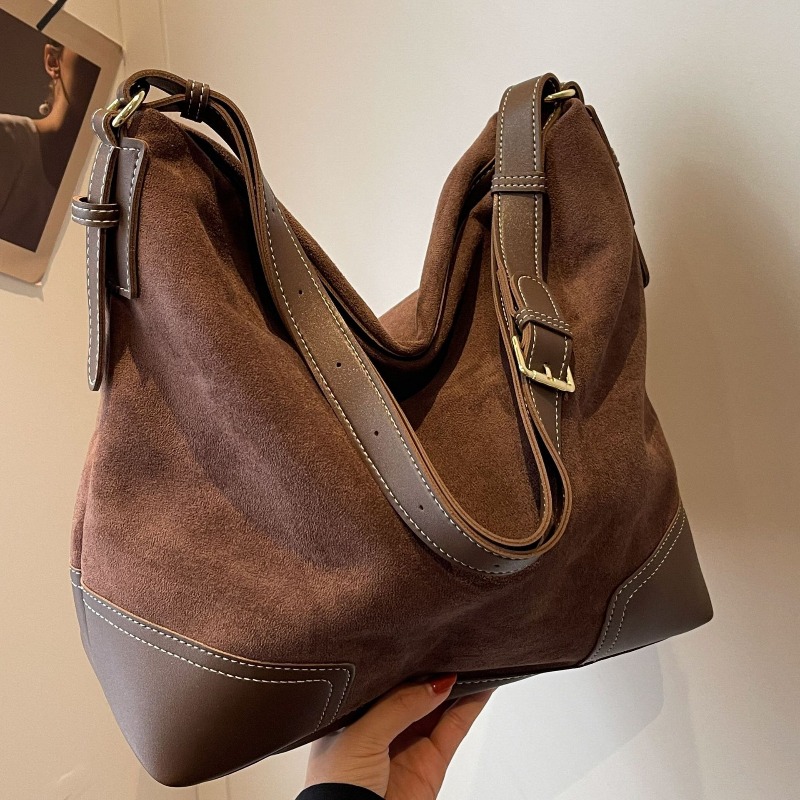 Interior Design Class - Tas Tote Serbaguna Trendi Suede untuk