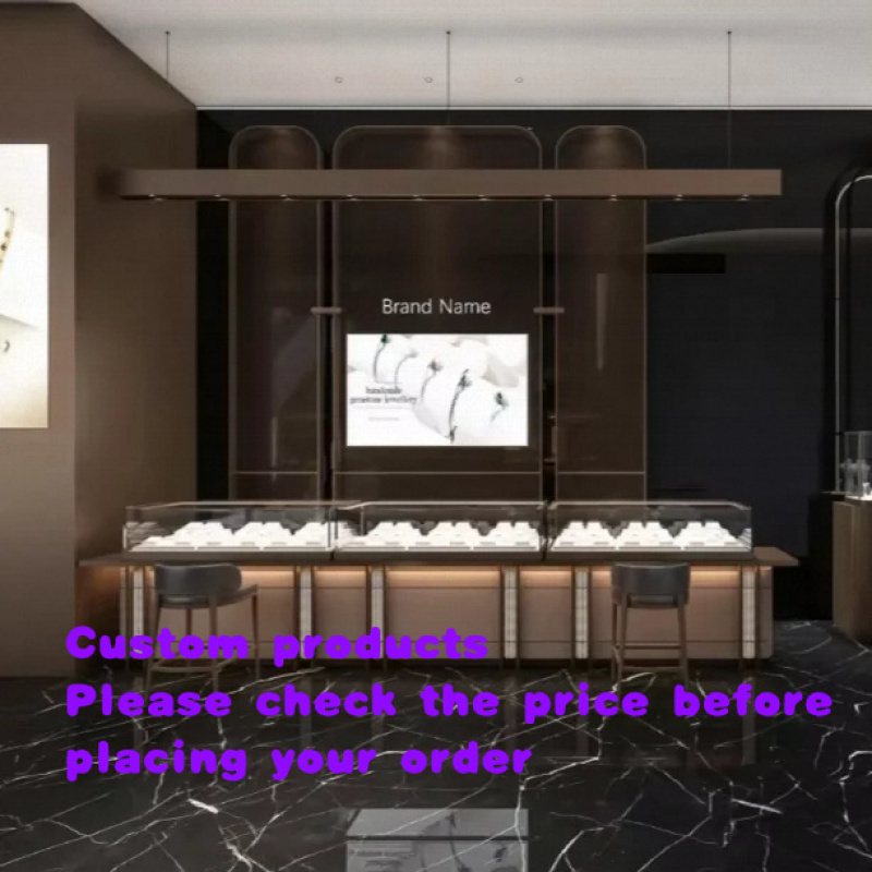 Interior Design Retail - Desain Konter Pajangan Toko Perhiasan Ritel,