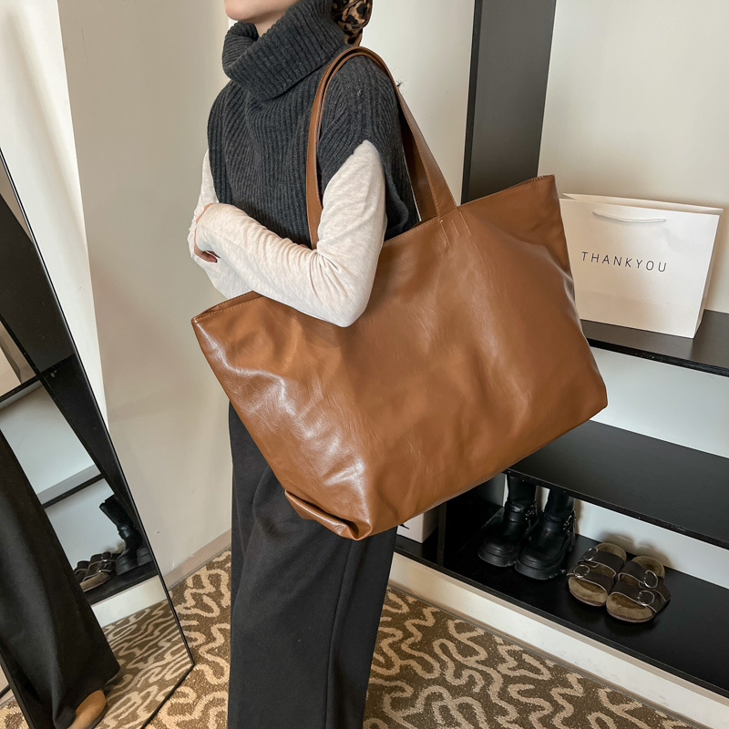 Interior Design Class - Tas Tote Retro Sederhana untuk Wanita