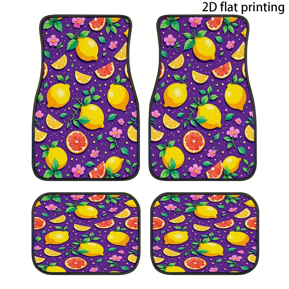 Interior Design Illustrated - 4 Buah Karpet Lantai Mobil, Desain