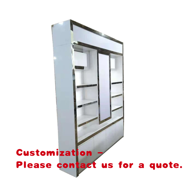 Interior Design Retail - Rak Display Parfum Kustom dengan Lampu