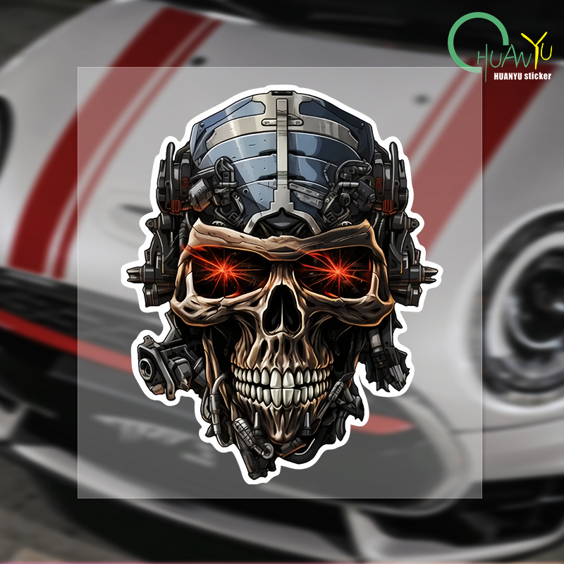 Interior Design Product - 2024 desain baru kepala kerangka stiker