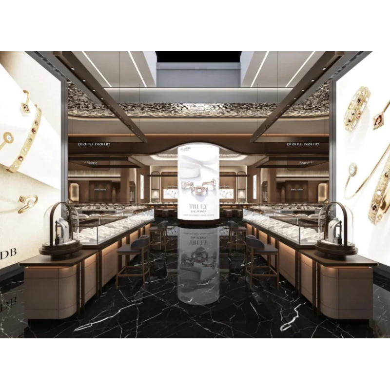 Desain Konter Pajangan Toko Pe - Interior Design Retail ulasan dan harga