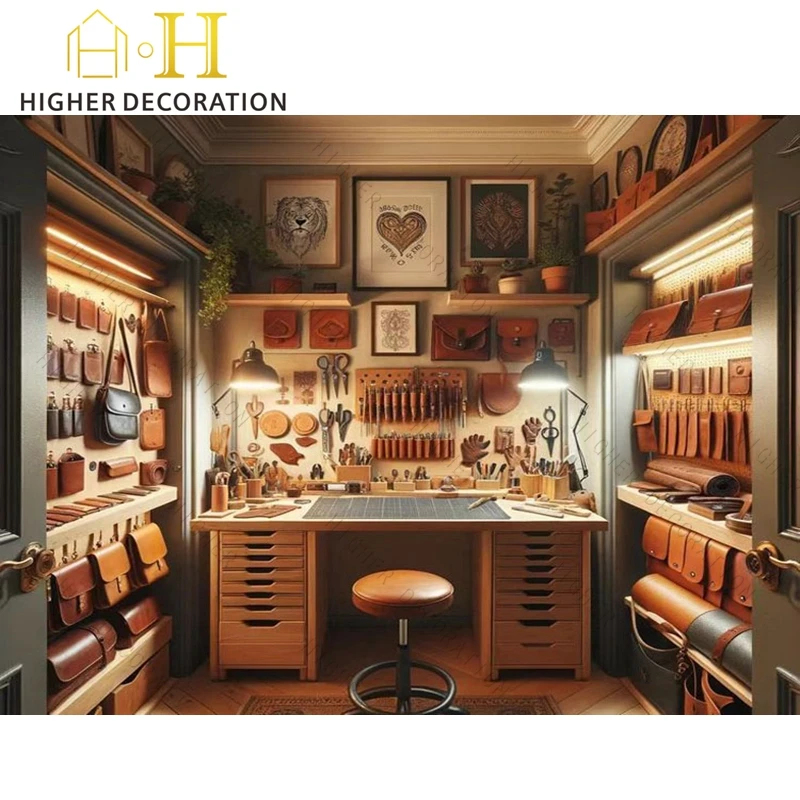 Rak Display Tas Kulit Mewah un - Interior Design Retail ulasan dan harga
