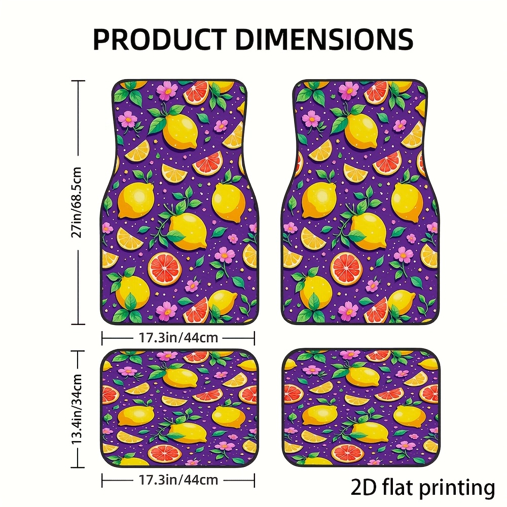 4 Buah Karpet Lantai Mobil, De - Interior Design Illustrated ulasan dan harga