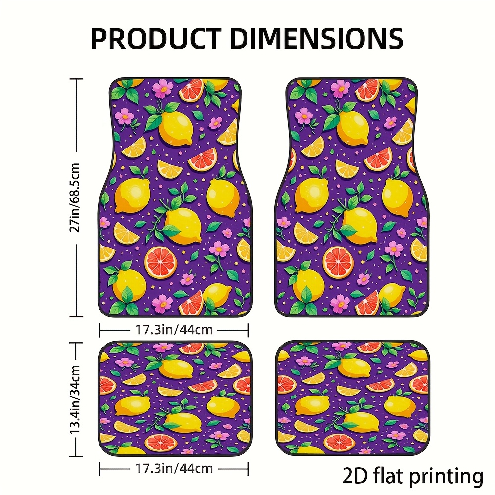 4 Buah Karpet Lantai Mobil, De - Interior Design Illustrated ulasan dan harga