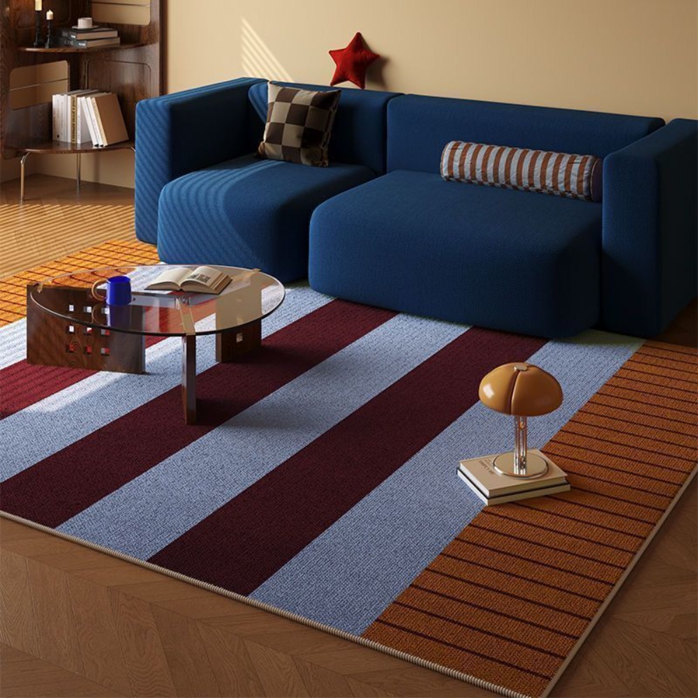 Karpet Pola Garis Modern Desai - Interior Design Retail ulasan dan harga