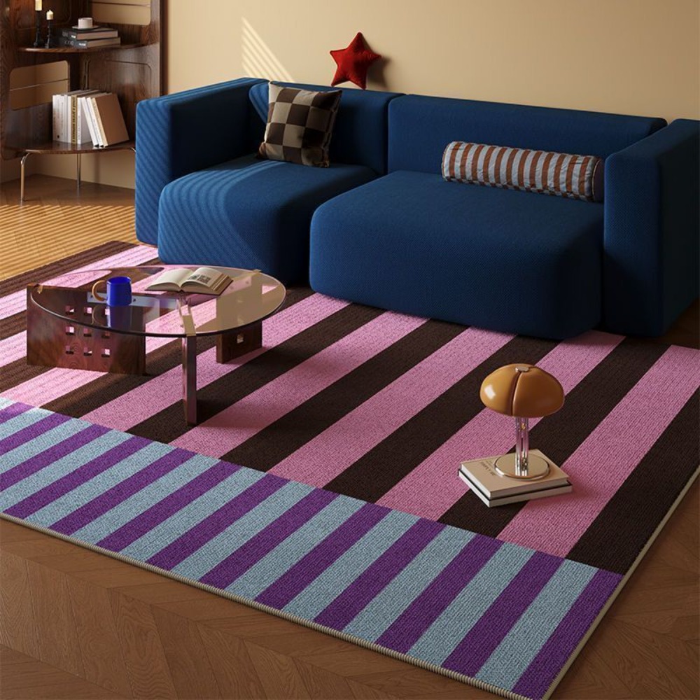 Karpet Pola Garis Modern Desai - Interior Design Retail ulasan dan harga
