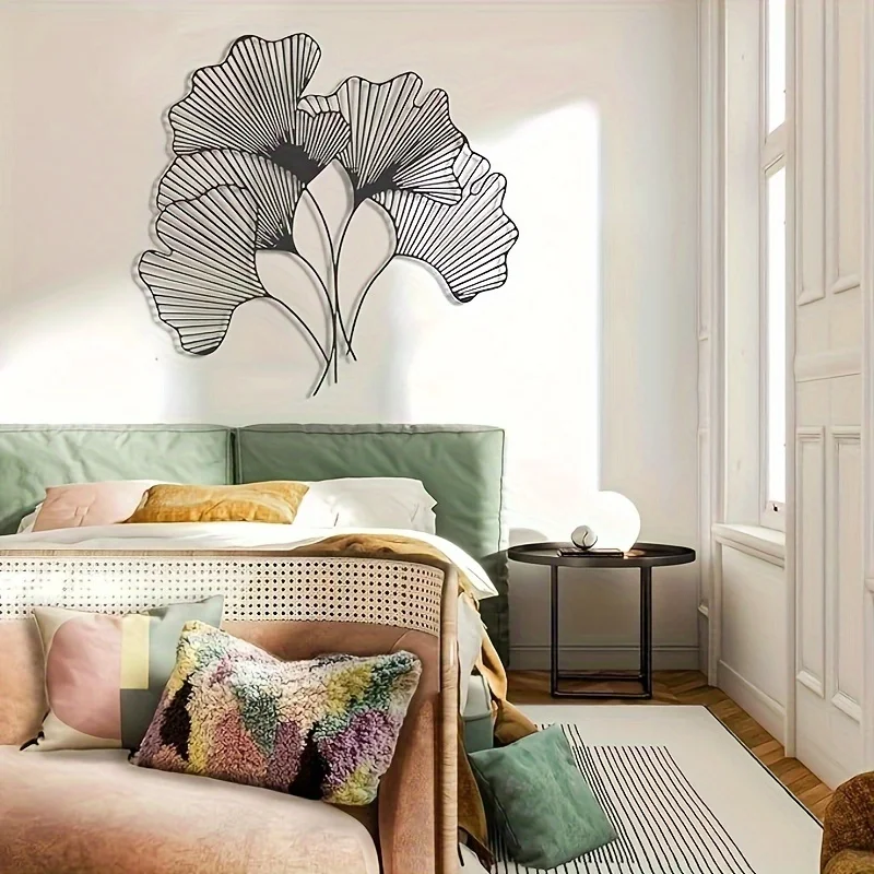 Daun Ginkgo dekorasi dinding b - Interior Design Of Cafe ulasan dan harga