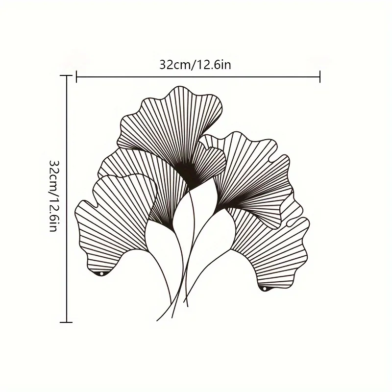 Daun Ginkgo dekorasi dinding b - Interior Design Of Cafe ulasan dan harga
