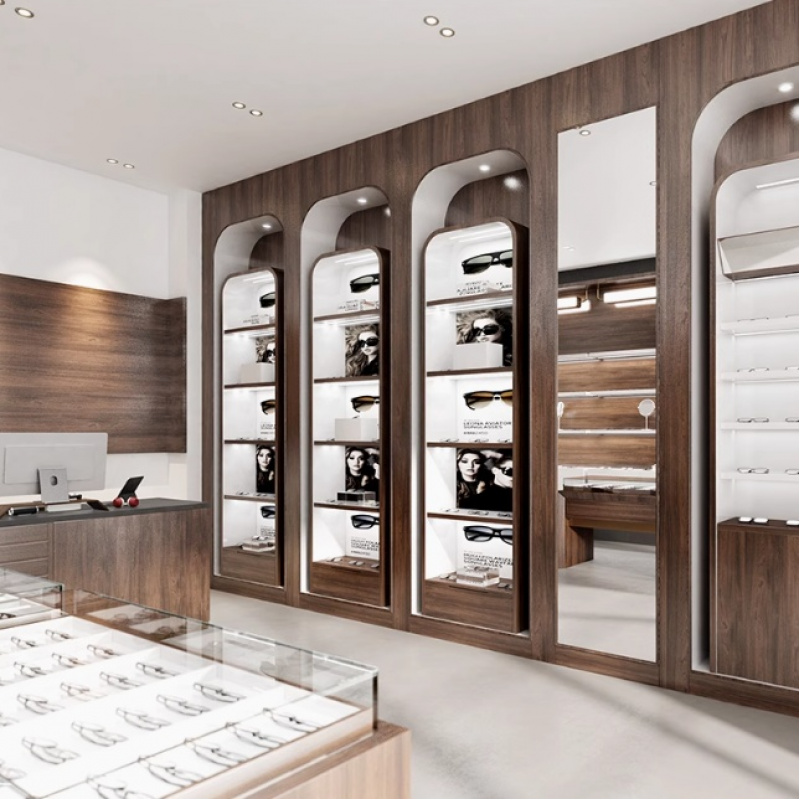 Furnitur Toko Kacamata Ritel K - Interior Design Retail ulasan dan harga