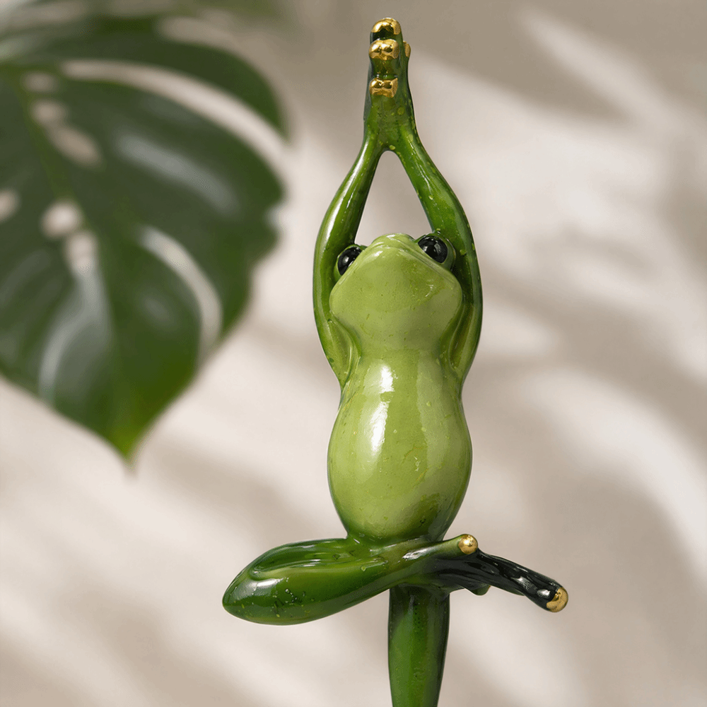 Figur Resin Amfibi Pose Yoga,  - Interior Design Product ulasan dan harga