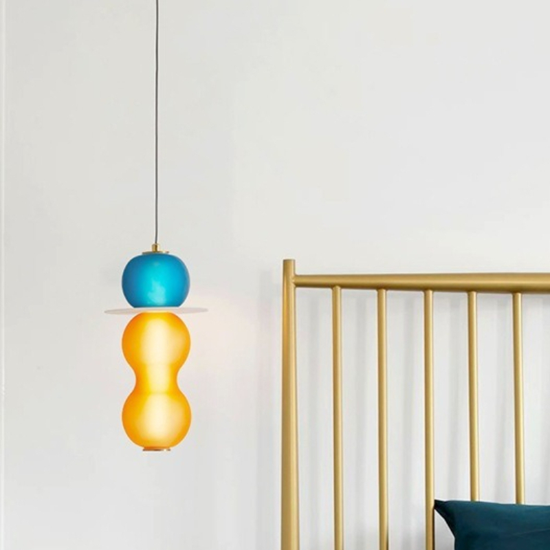 Lampu Gantung Kecil Kaca Berwa - Interior Design Of Cafe ulasan dan harga