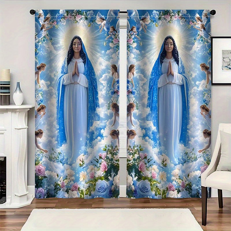 Tirai Bunda Maria Seni Religiu - Interior Design Of Cafe ulasan dan harga