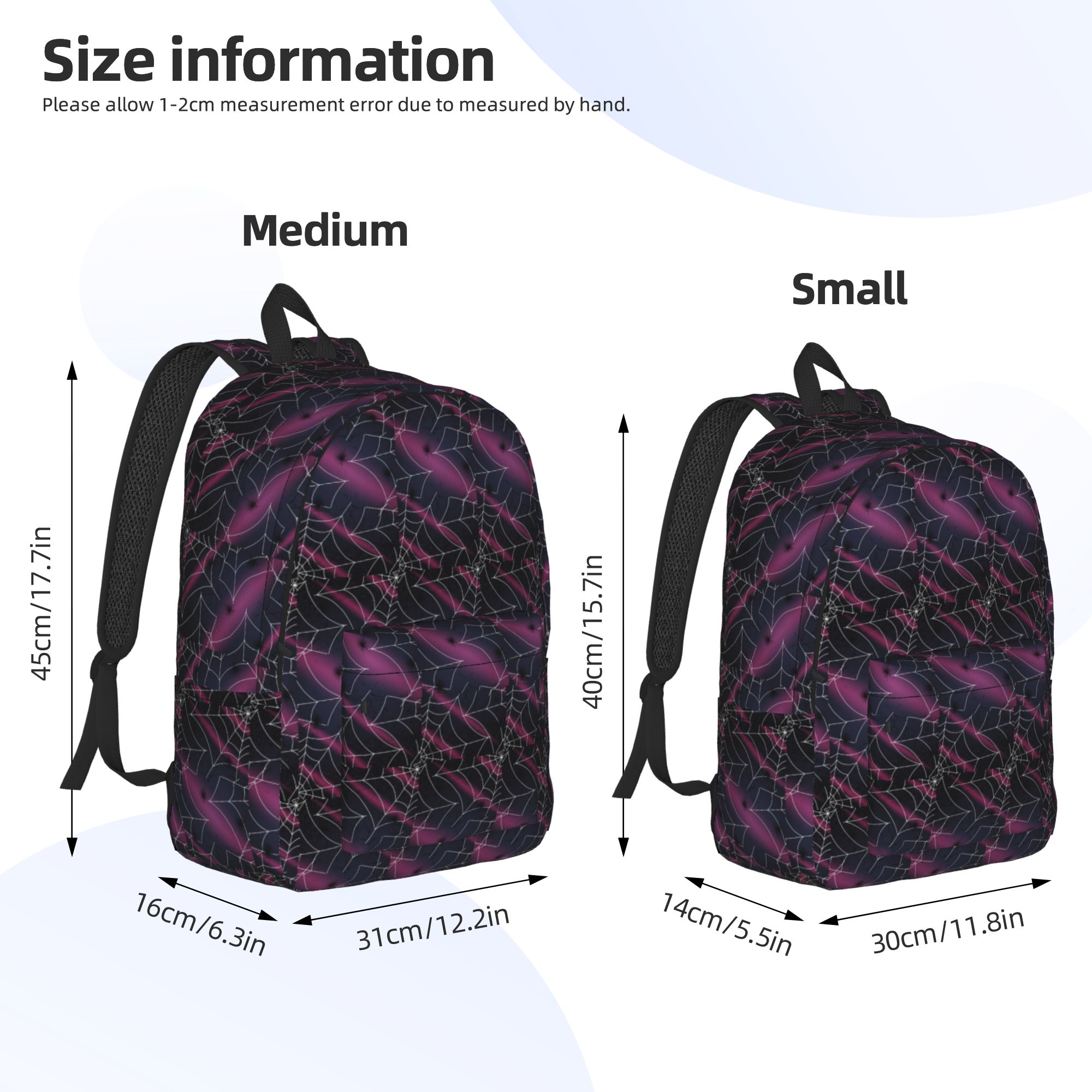 Ransel Pola Jaring Laba-laba H - Interior Design Web Free ulasan dan harga